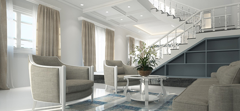 Diseño de interiores en construcción en seco